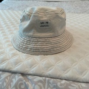 Urban Outfitters cream bucket hat